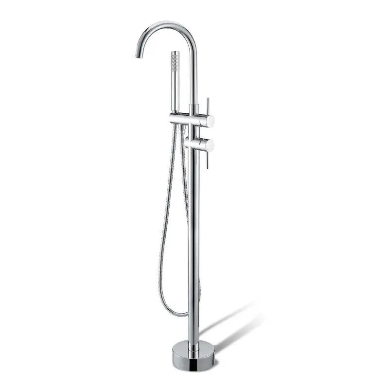 Chrome Freestanding Tap with Handheld Shower Aquaperla