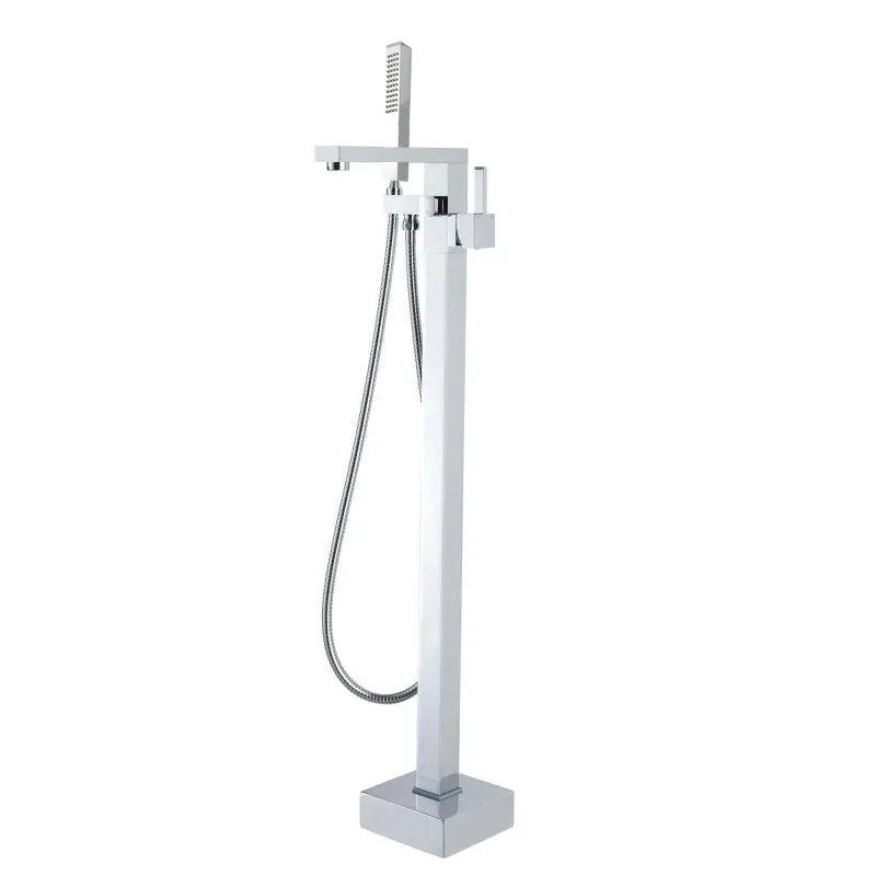 Chrome Freestanding Tap with Handheld Shower Aquaperla