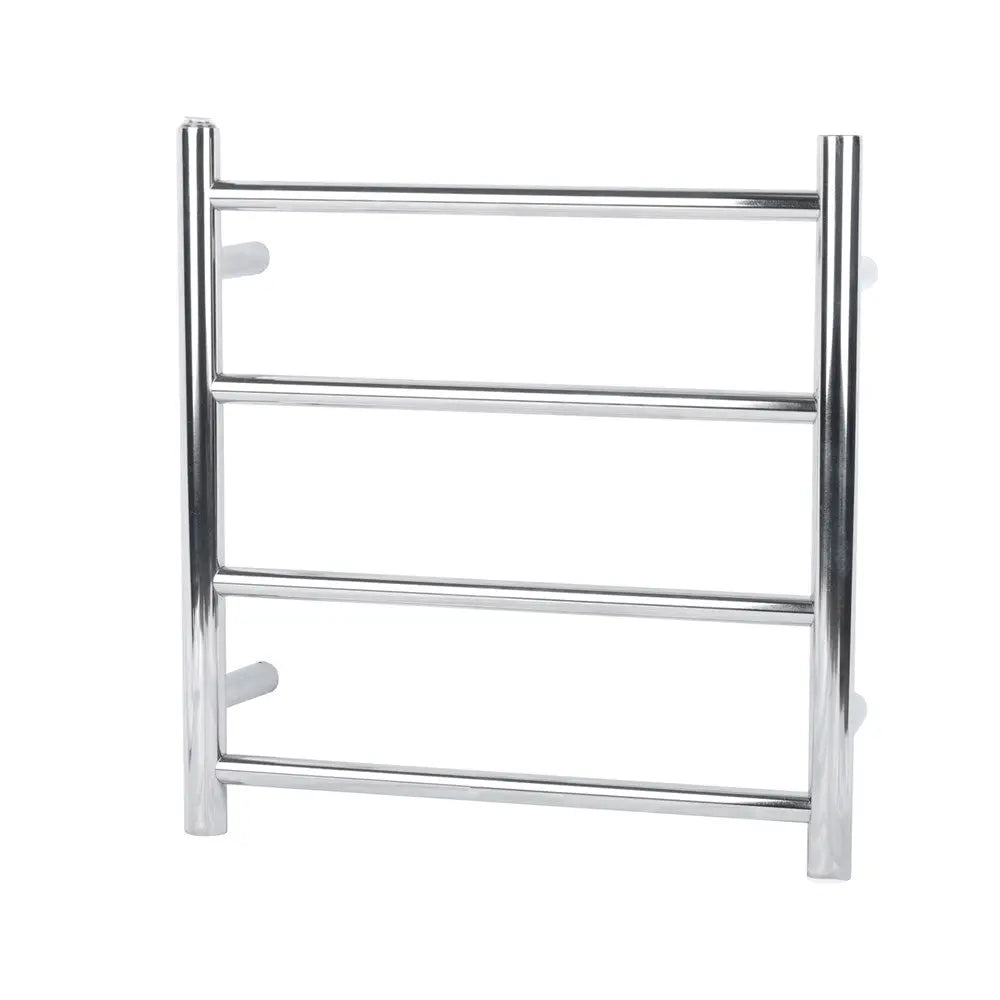 Chrome Heated Towel Rack 4 Bars Aquaperla