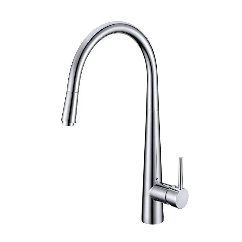 Chrome Pull Out Kitchen Mixer Aquaperla