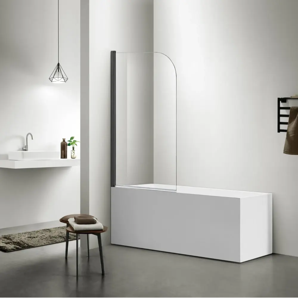 Semi Frameless Pivot Over bath Screen ozcovey