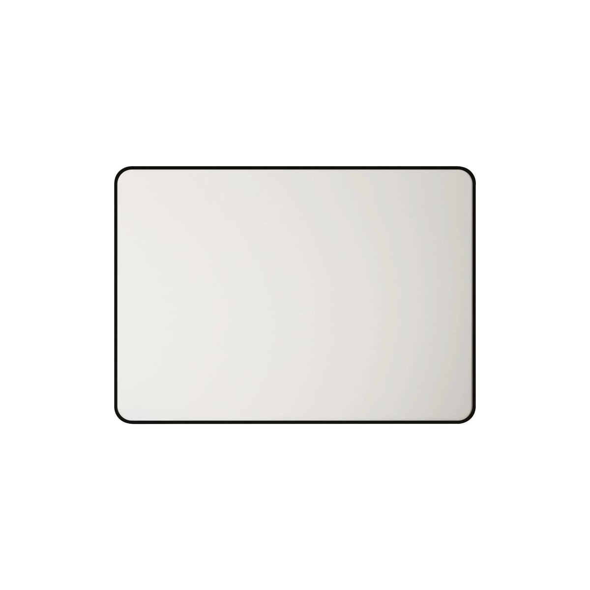 Aluminum Framed 900mm Rectangular Mirror - Matt Black mercioaustralia