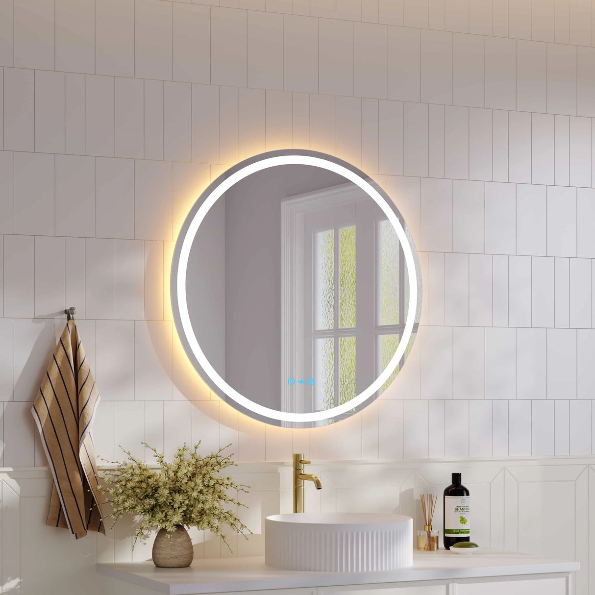 Freya 600/750/900mm LED Round Mirror mercioaustralia