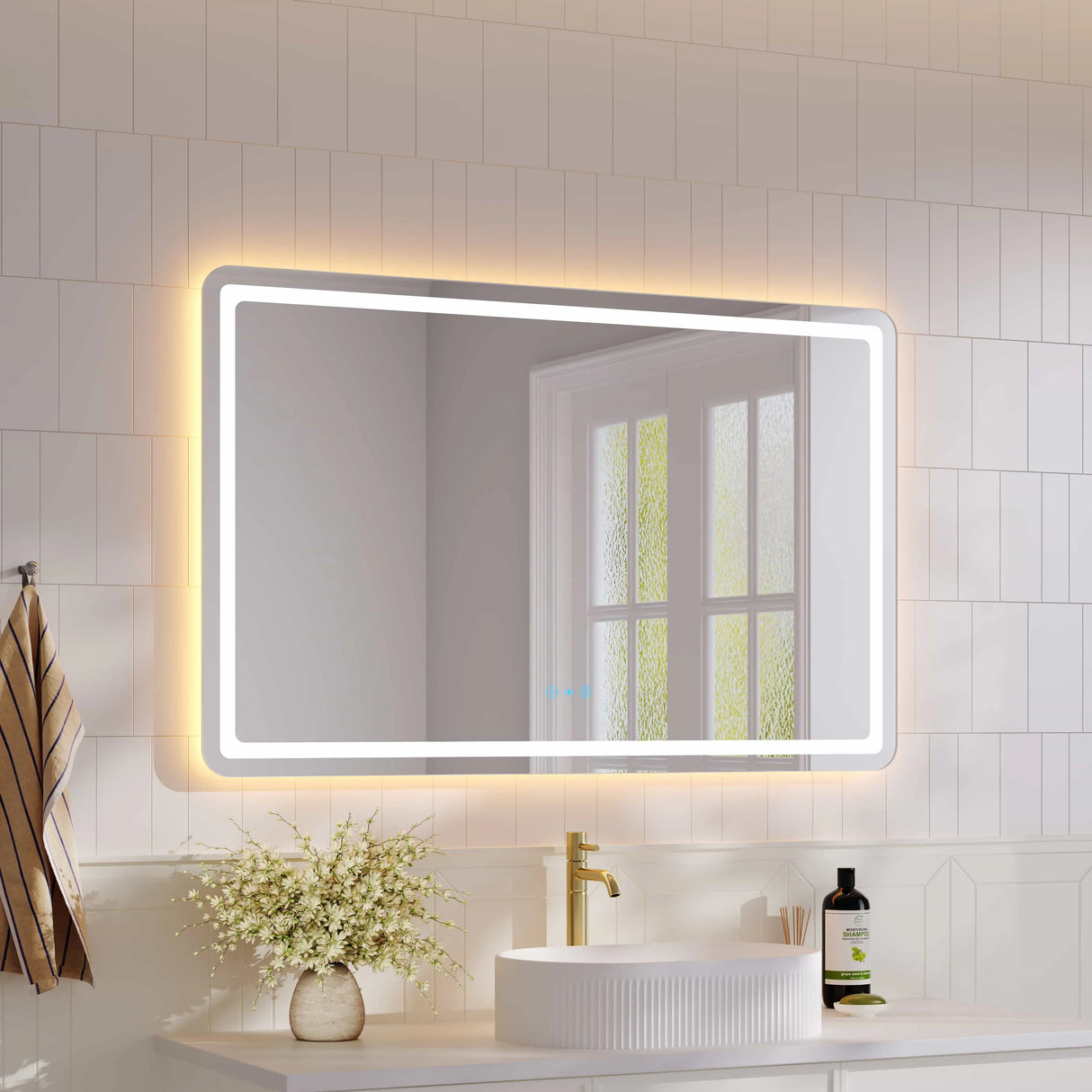Freya 1200×750mm LED Rectangular Mirror mercioaustralia