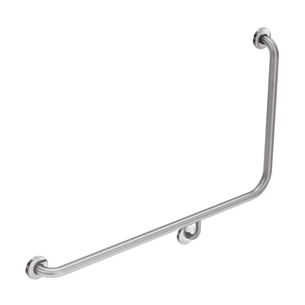 90° Accessible Care Left-Hand Grab Rail, Stainless Steel fienza