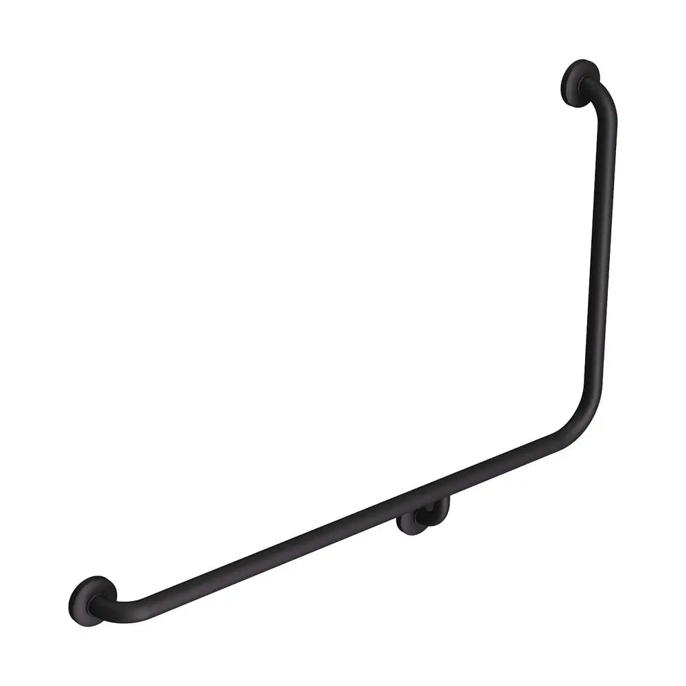 90° Accessible Care Left-Hand Grab Rail, Matte Black fienza