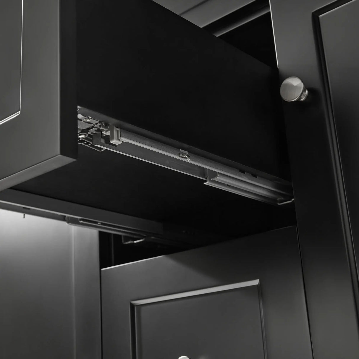 Harrington Floor PVC Cabinet Vanity 1200mm (Matte Black) (Double Bowl) Poseidon