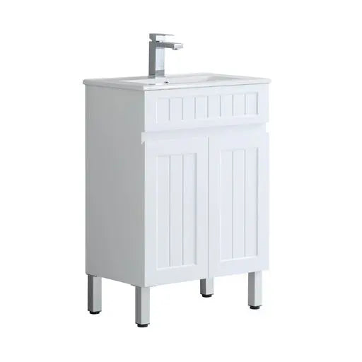 ACACIA SHAKER PVC Floor Vanity 600 Poseidon