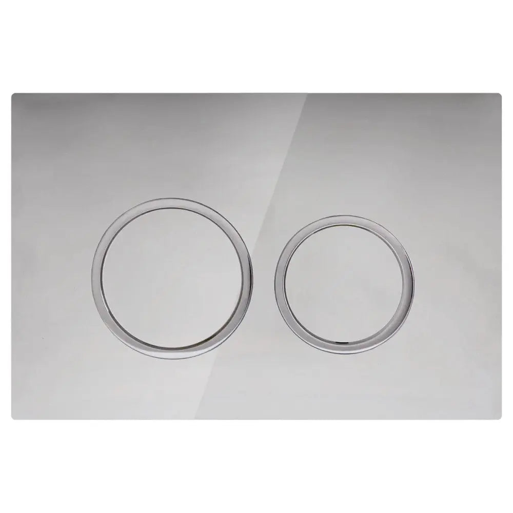 Mercio R&T Round Flush Plate - Chrome mercioaustralia