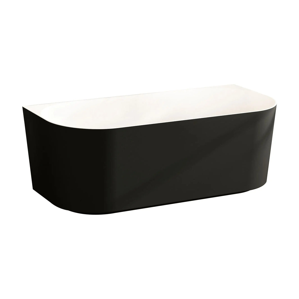 Musen Ultra-Thin Back-to-Wall Bathtub - Gloss White mercioaustralia
