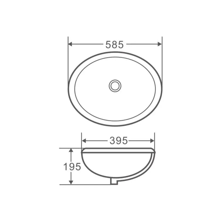 Nue R59 Undercounter Basin mercioaustralia