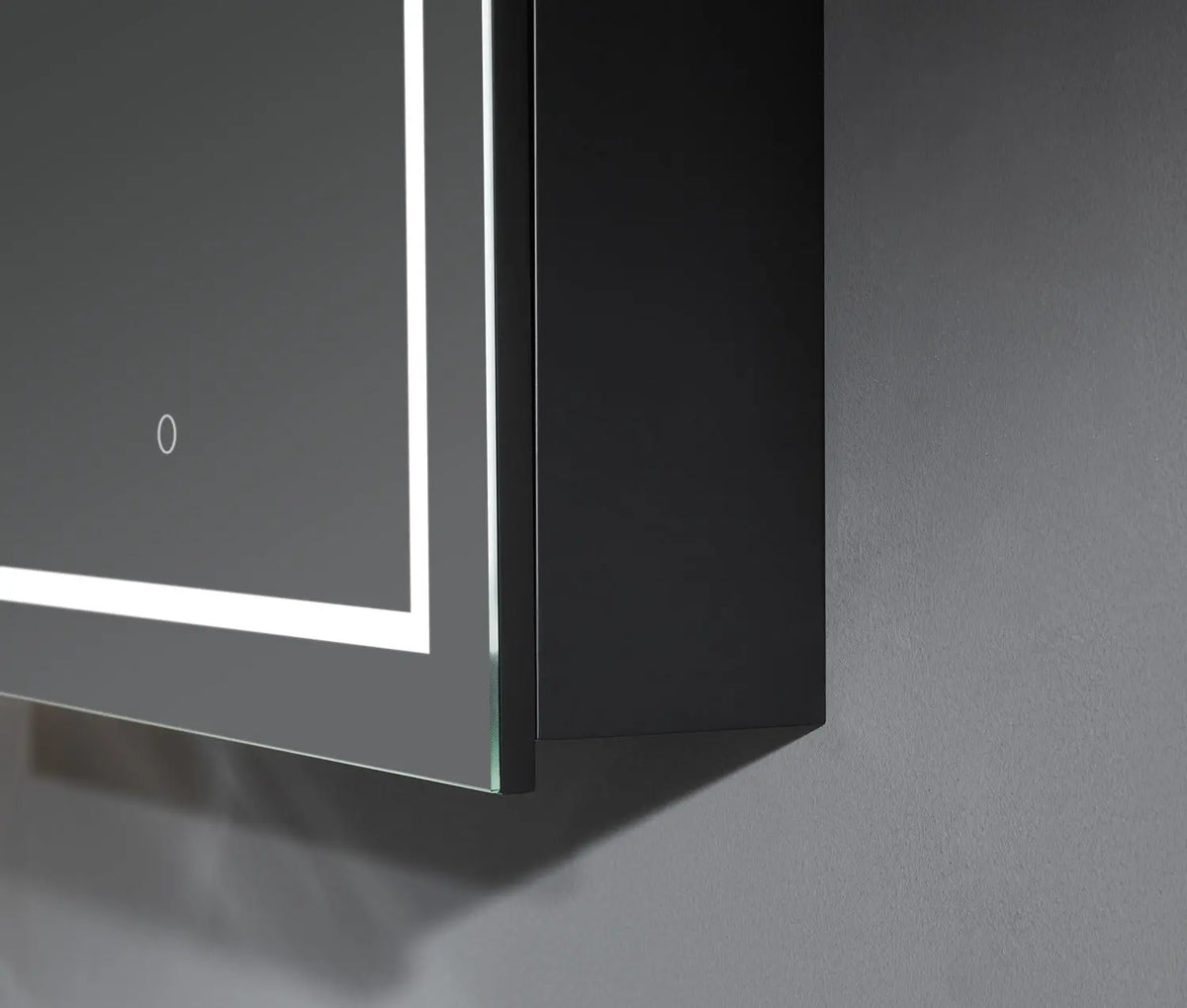 Olivia LED Mirror Cabinet 450X900X155mm Poseidonbk