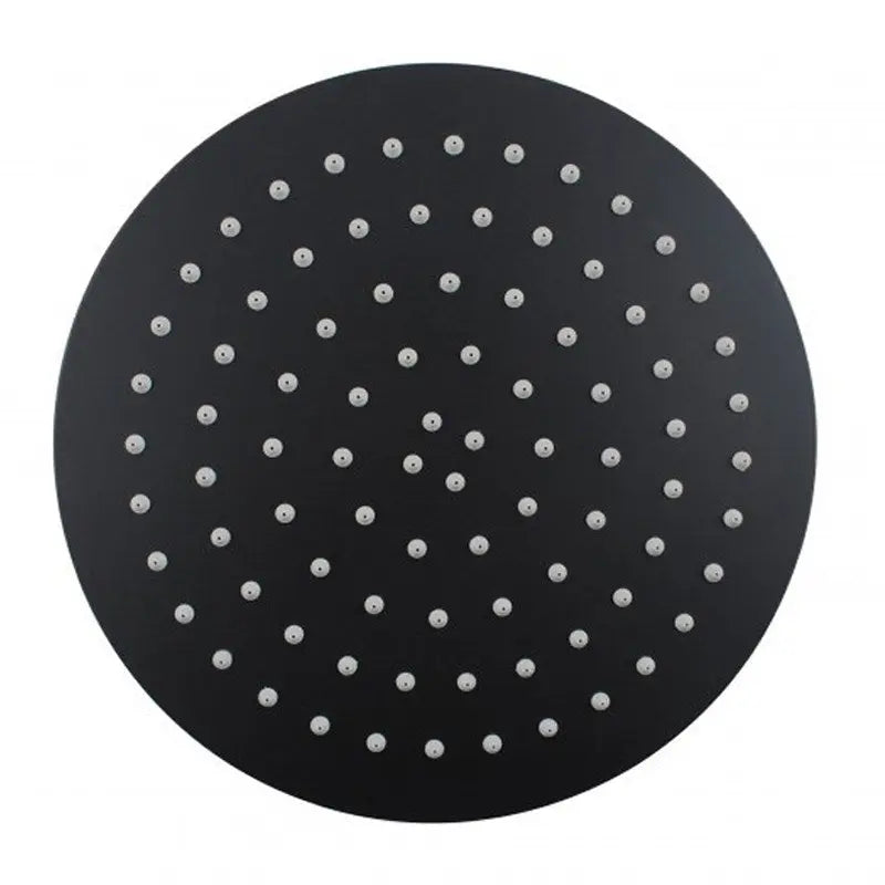 250mm Black Shower Head Aquaperla