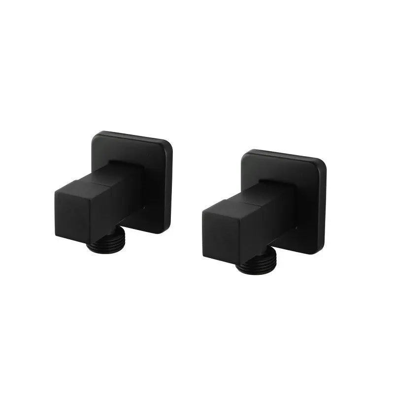 Black Washing Machine Taps One Pair Aquaperla