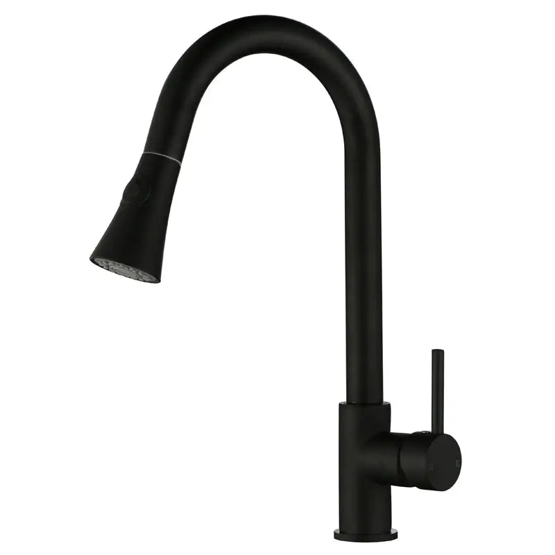 Black Pull Out Kitchen Mixer Aquaperla