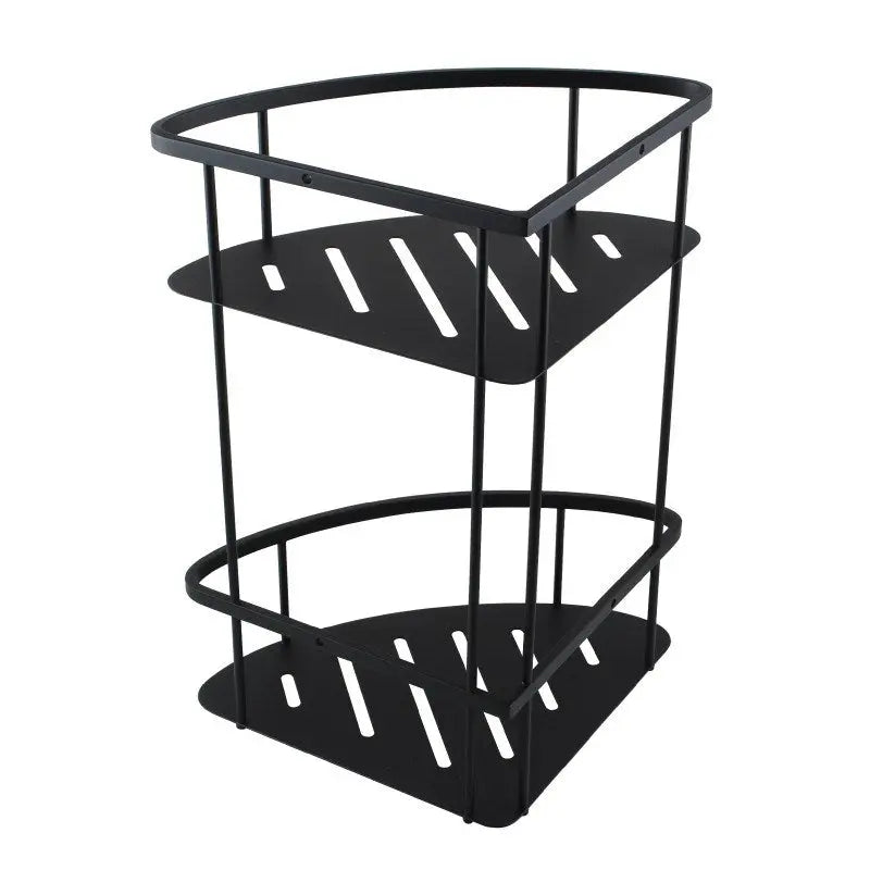 IVANO - Black Stainless Steel Shelf Aquaperla