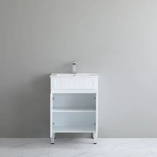 ACACIA SHAKER PVC Floor Vanity 600 Poseidon