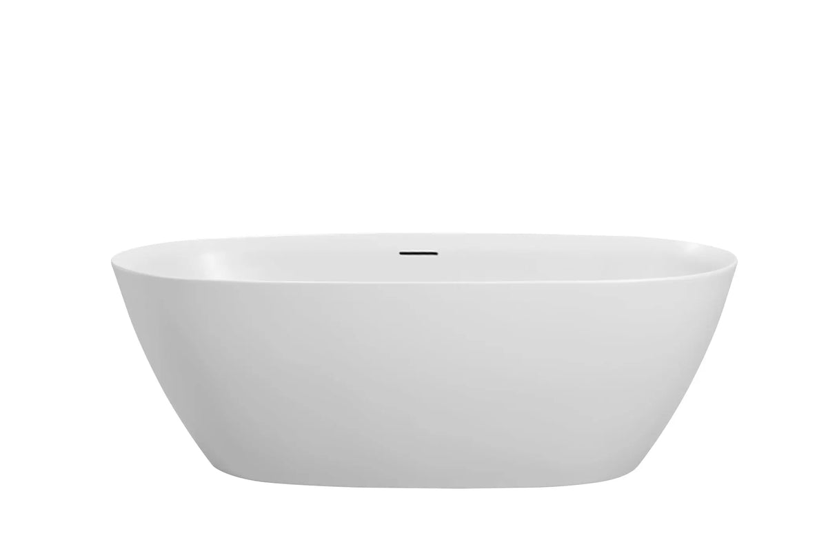 Pilato Freestanding Bathtub - Gloss White & Matt White mercioaustralia