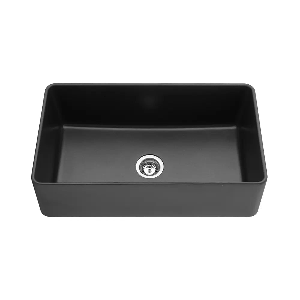 Single Bowl Quartz Butler Sink 838*482*262mm | Matte White - Matte Black - Matte Grey Poseidonbk
