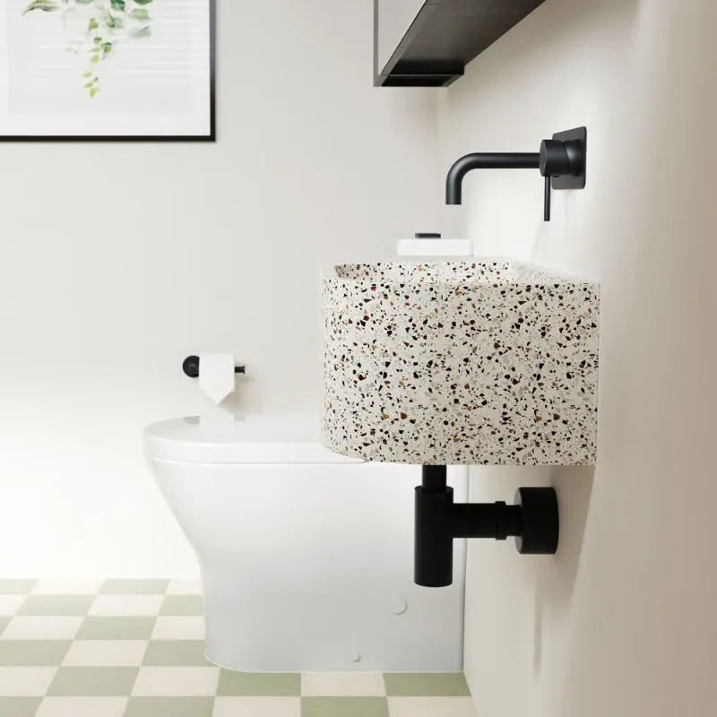 Blanca Concrete Wall Basin, Terrazzo fienza