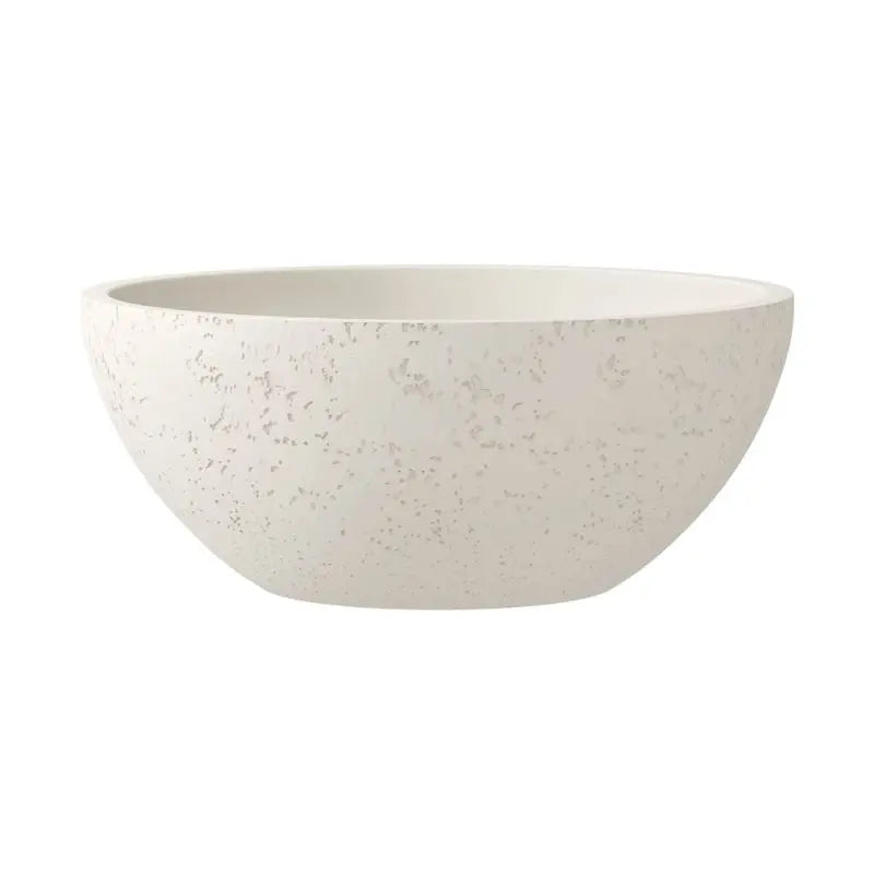 Alba Round Concrete Above Counter Basin, Warm White fienza
