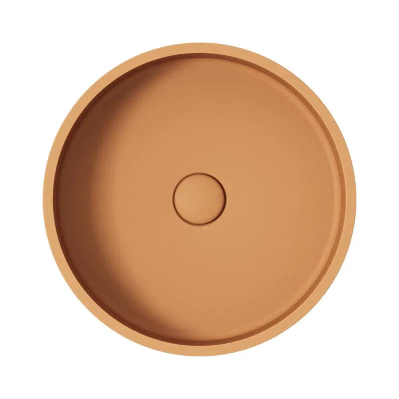 Jada Round Concrete Above Counter Basin, Tuscan fienza