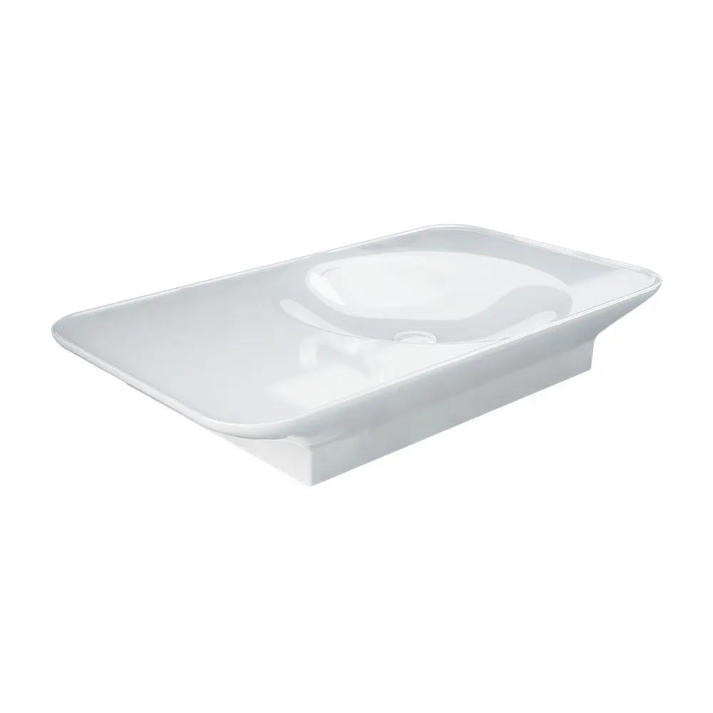 RAK Valet Right-Hand Wall Hung Basin, Alpine Gloss White fienza
