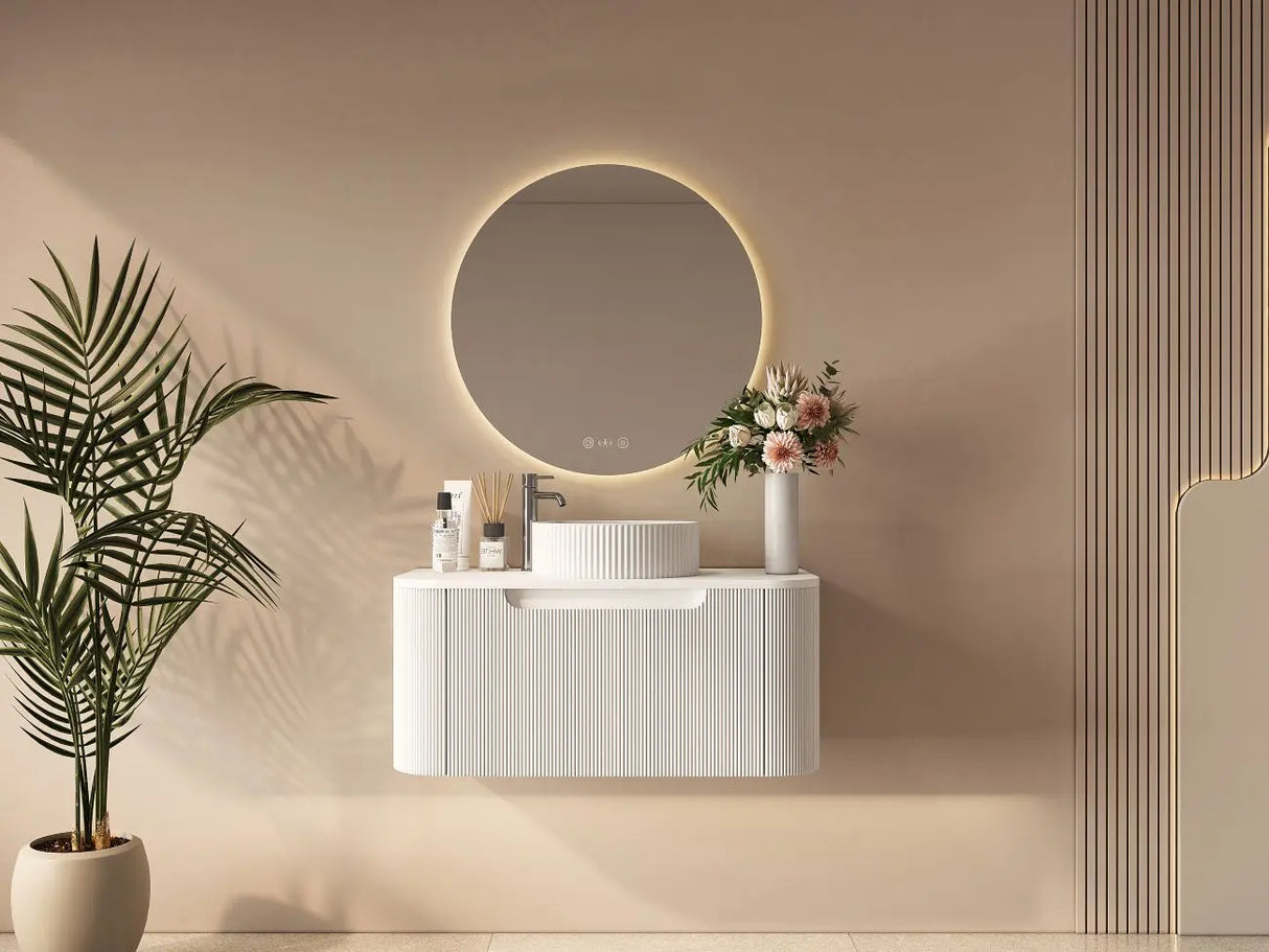 Rome 750mm Wall-Hung Cabinet - Matt White mercioaustralia