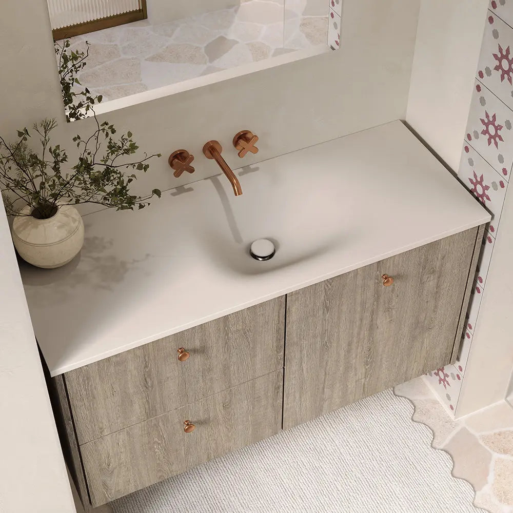 Satori Moulded Basin Top 1200, Vanilla fienza