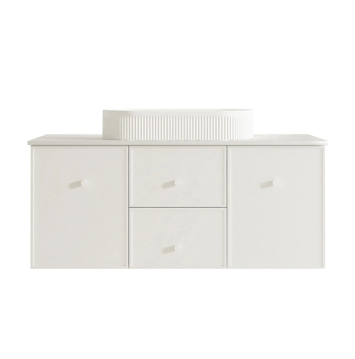 Seattle 1200mm Wall-Hung Cabinet - Matt White mercioaustralia