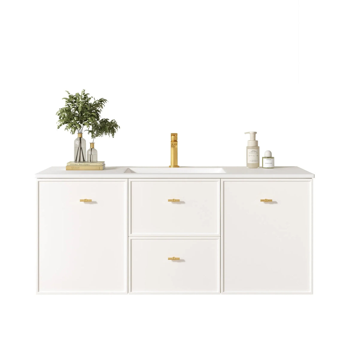 Seattle 1200mm Wall-Hung Cabinet - Matt White mercioaustralia