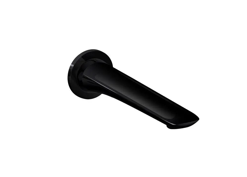 Bellino High Gloss Black Wall Bath/Spout Aquaperla