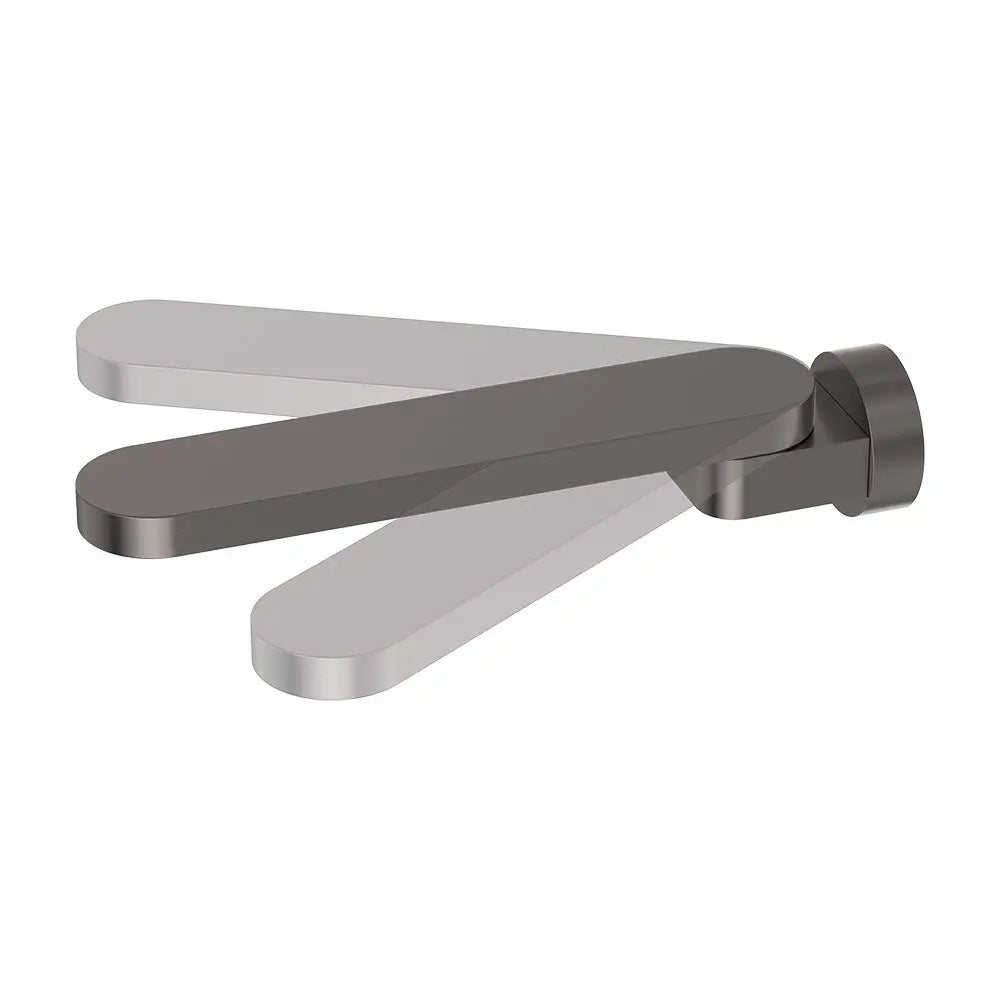 Rondo Swivel Bath Outlet, Gun Metal fienza