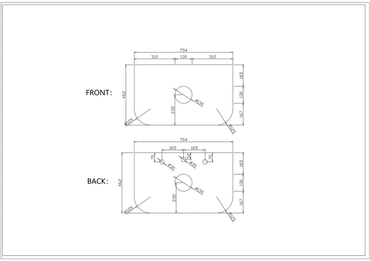 Rome 750mm Wall-Hung Cabinet - Matt Black mercioaustralia