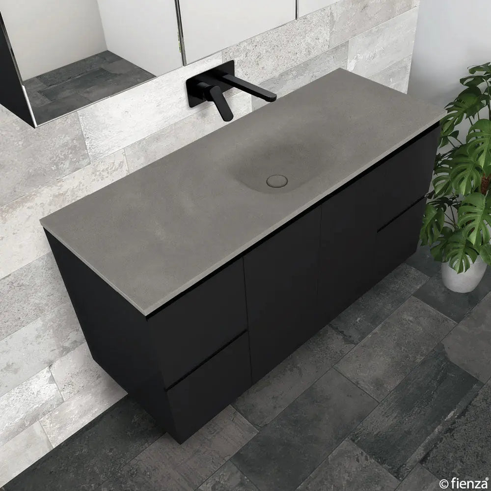 Satori Moulded Basin Top 1200, Warm Grey fienza