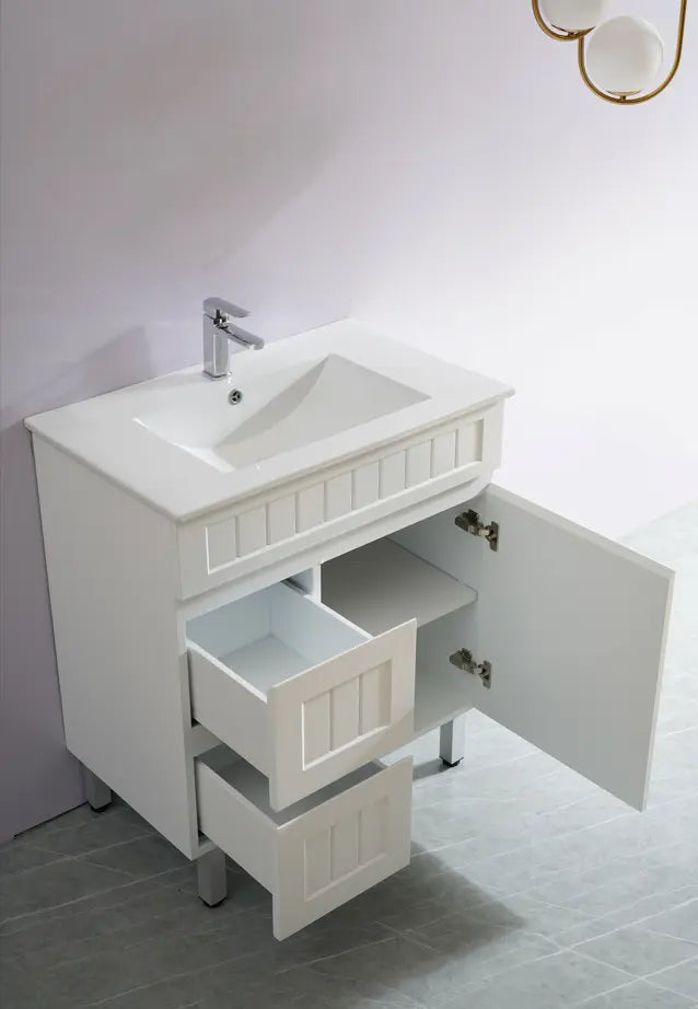 ACACIA SHAKER PVC Floor Vanity 750 Poseidon