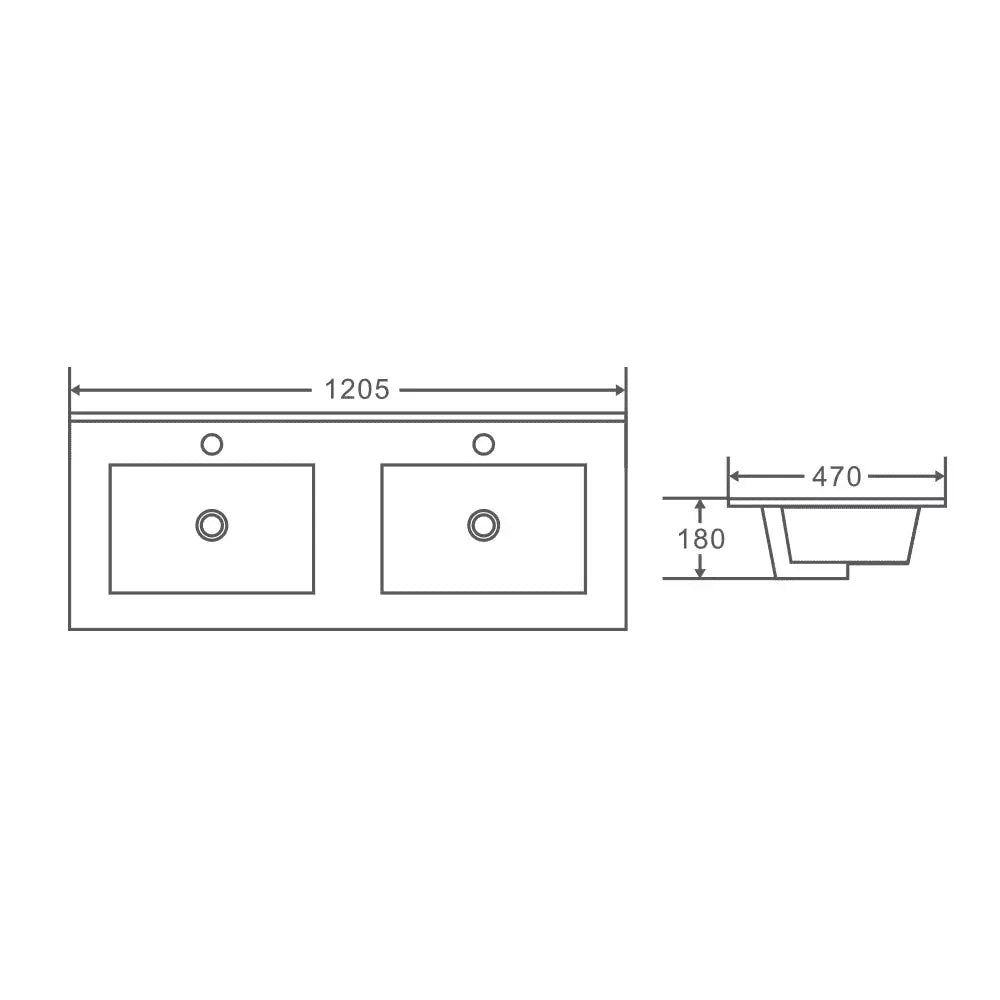 HERA 1200mm Wall-Hung Vanity - Tas Oak mercioaustralia