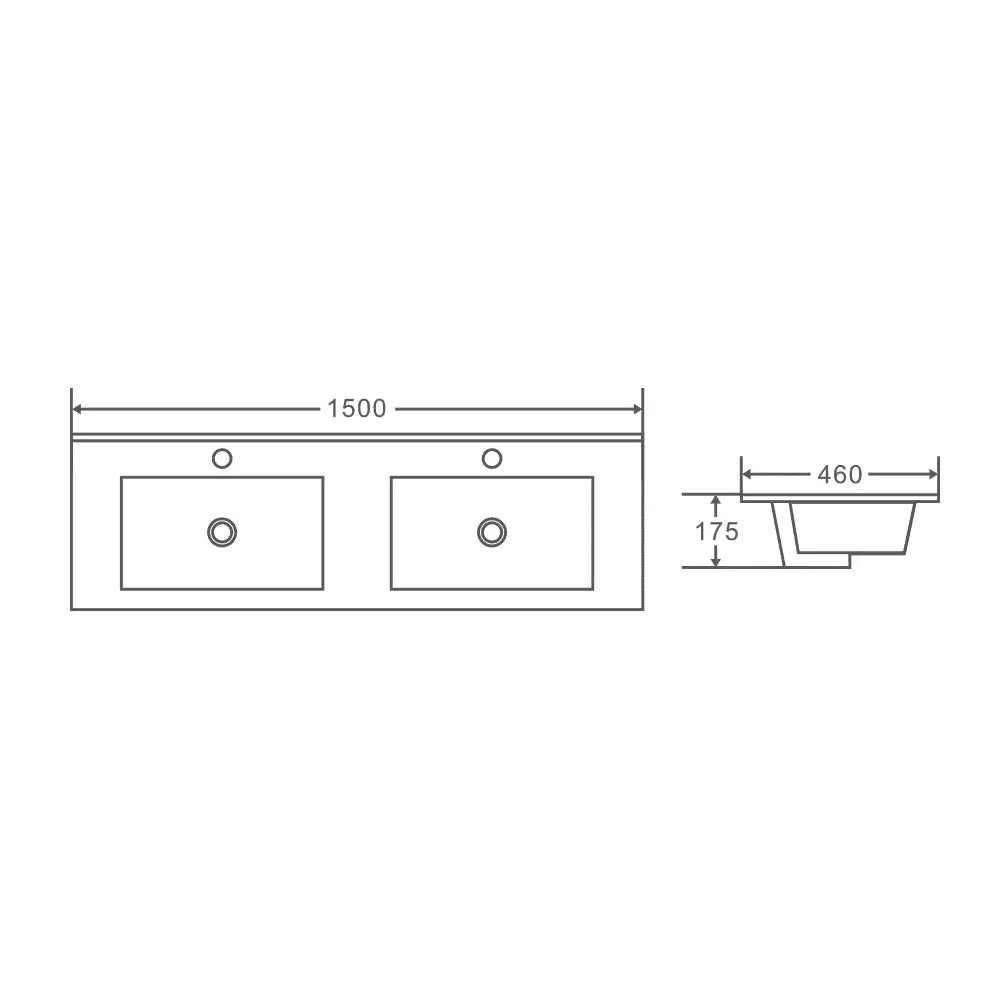 Bella 1500mm Freestanding Cabinet - Notaio Walnut mercioaustralia