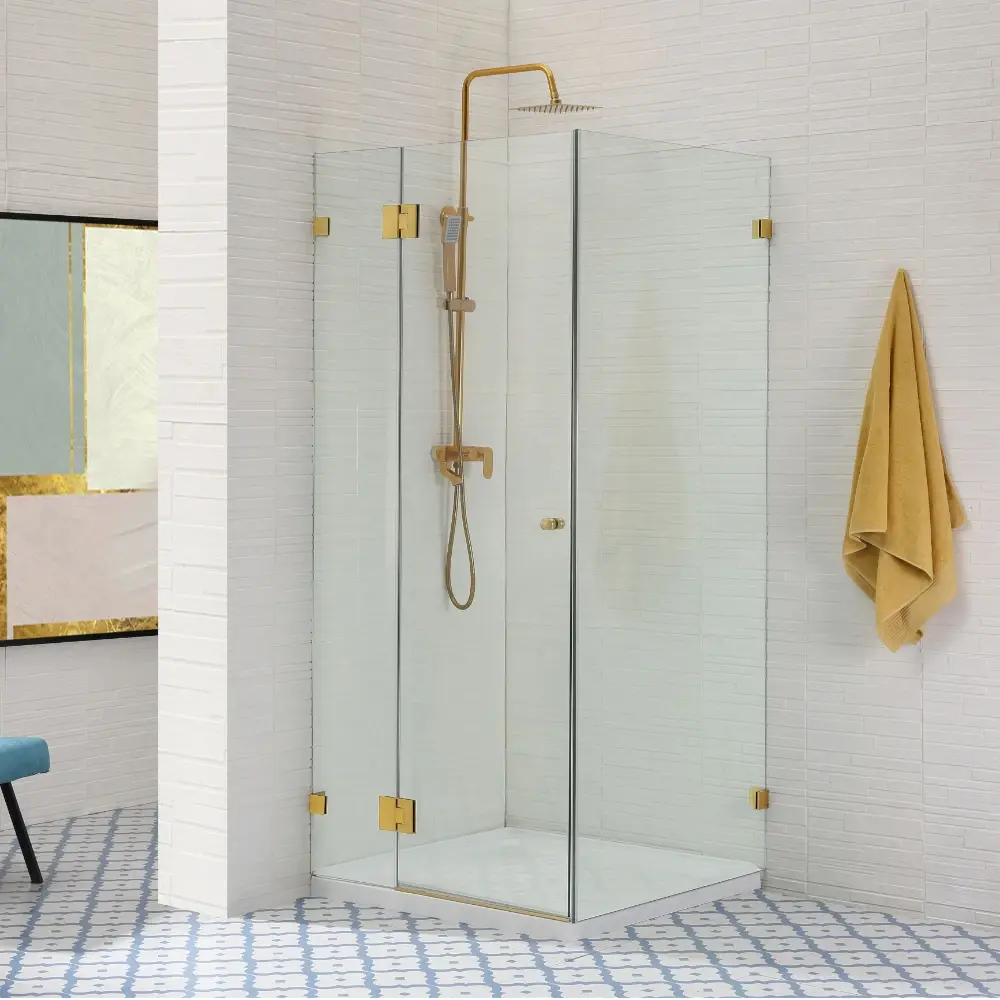 Corner Frameless Shower Screen ozcovey