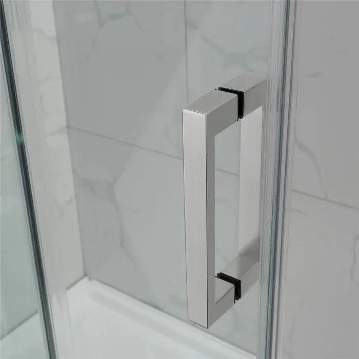 Frameless Adjustable Over Bath Wall to Wall Sliding Shower Screen ozcovey