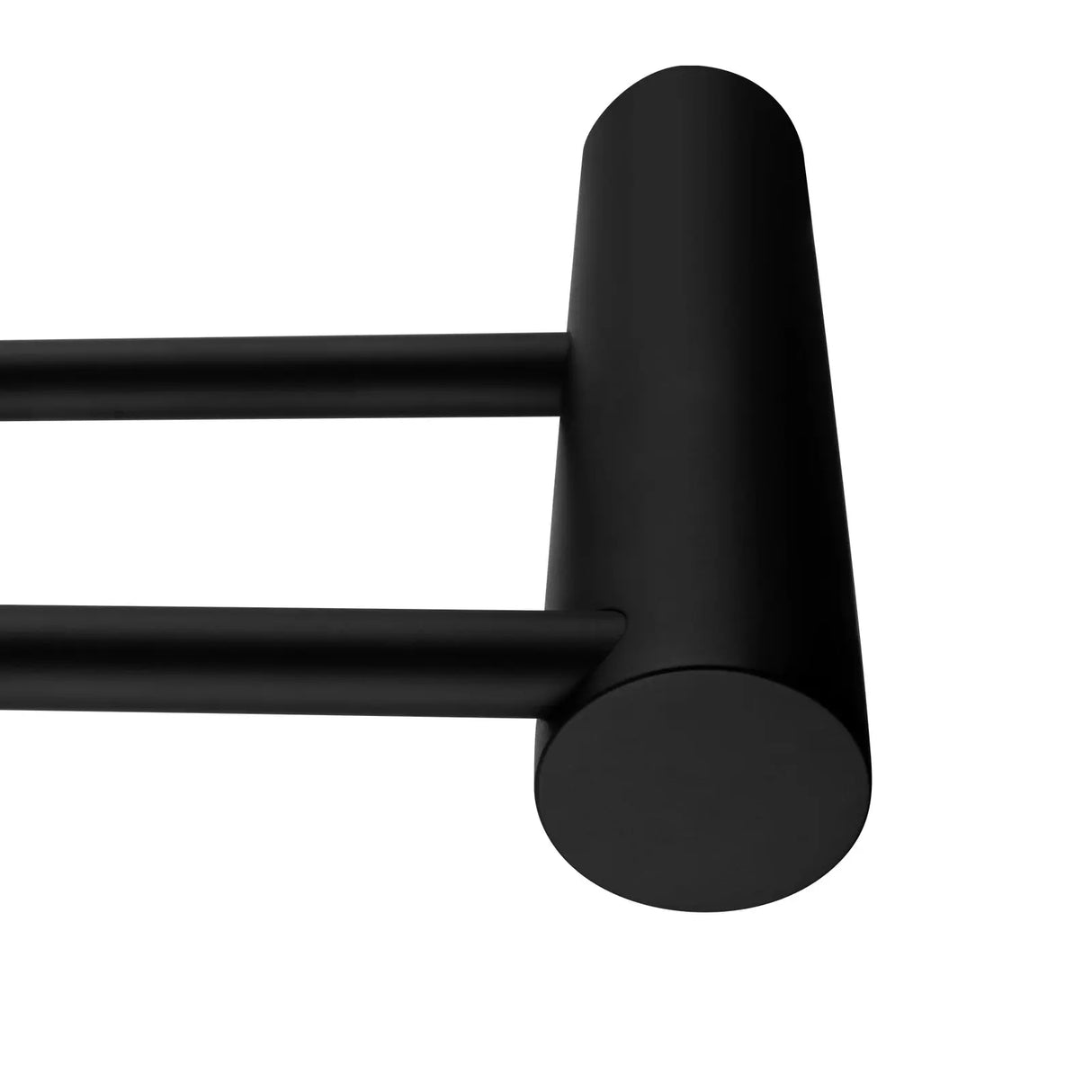 600mm Black Double Towel Rail Aquaperla