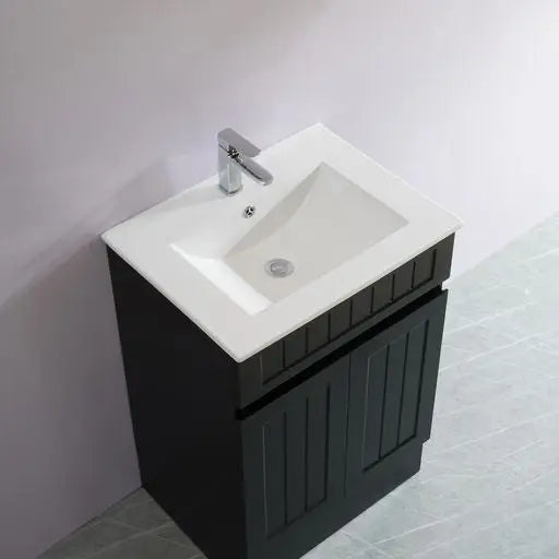 ACACIA SHAKER PVC Floor Vanity 600 Poseidon