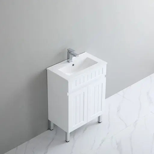 ACACIA SHAKER PVC Floor Vanity 600 Poseidon