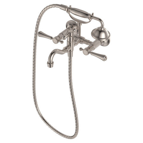 Exposed Bath Tap Set with Hand Shower
