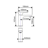 VOG - Brushed Brass Basin Mixer Aquaperla