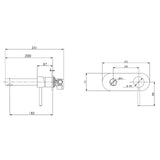 LUCID PIN - Black Spout Mixer Aquaperla