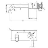 LUCID PIN - Chrome Spout Mixer Aquaperla