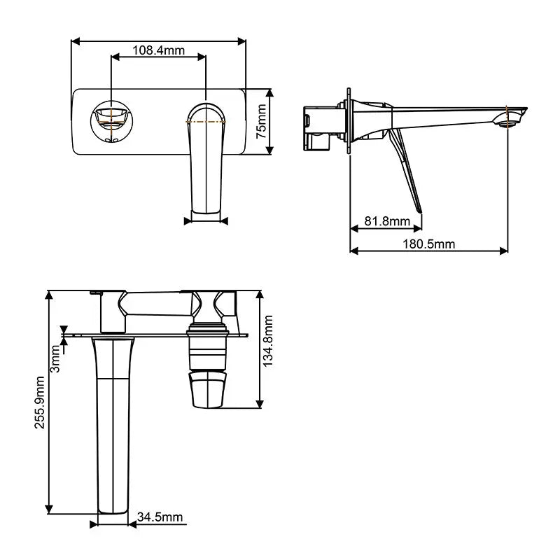 AU - Black Spout Mixer Aquaperla