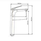 AU - Chrome Basin Mixer Aquaperla