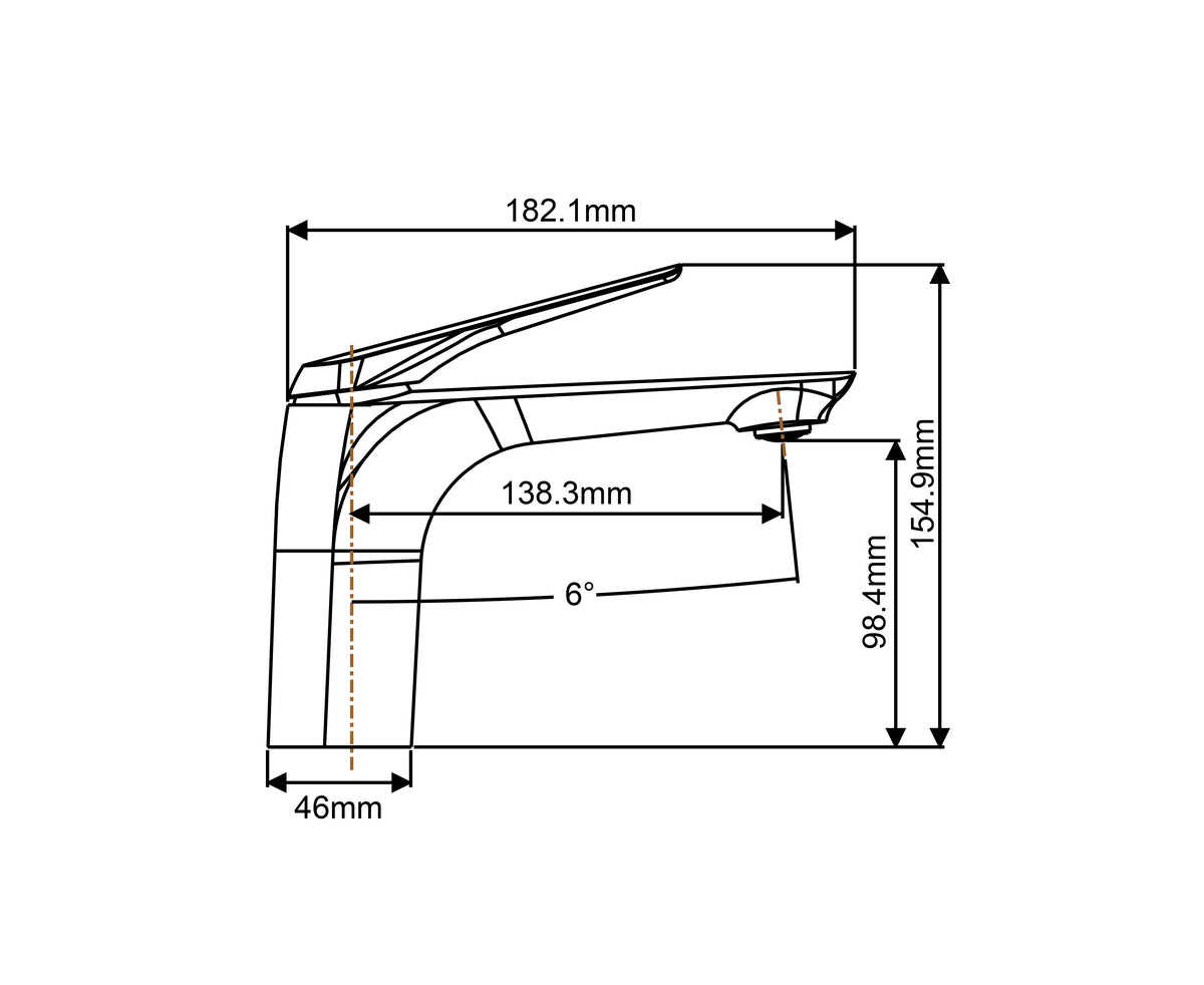 AU - Black Basin Mixer Aquaperla